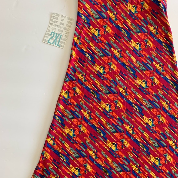 Women’s Lularoe Maxi Skirt Dress 2XL XXL - Picture 1 of 4